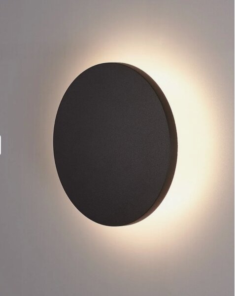 HÖFFTECH - Applique da esterno LED/10W/230V rotonda IP65