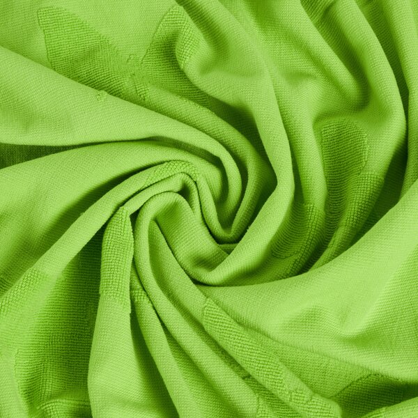 Telo Mare In Acrilico Dralon Dreamland Island 95X180 Carrara Moderno Verde Caleffi
