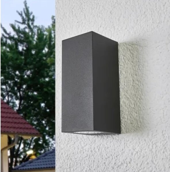 HÖFFTECH - Applique da parete per esterni 2xGU10/35W/230V IP65