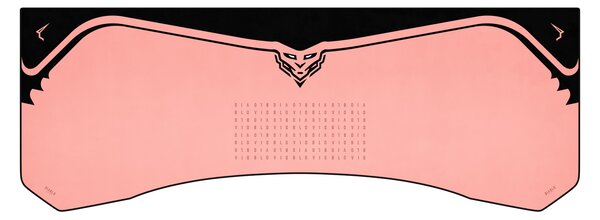 Grande tappetino gaming da scrivania, rosa, 140x52 cm: Diablo X-Forge Akira Pink