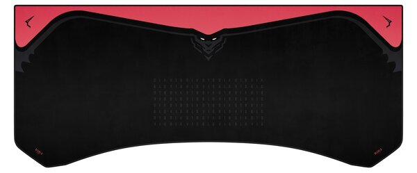 Grande tappetino gaming da scrivania, nero e rosso, 120x52 cm: Diablo X-Forge Black Bloody Mary