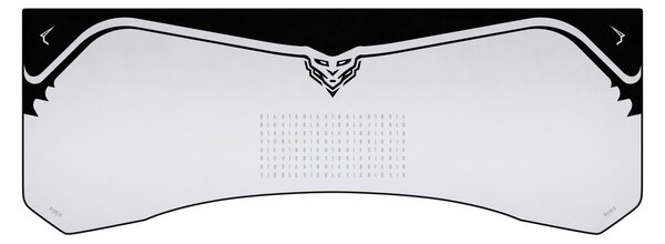 Grande tappetino gaming da scrivania, grigio, 140x52 cm: Diablo X-Forge Nightwolf Moon