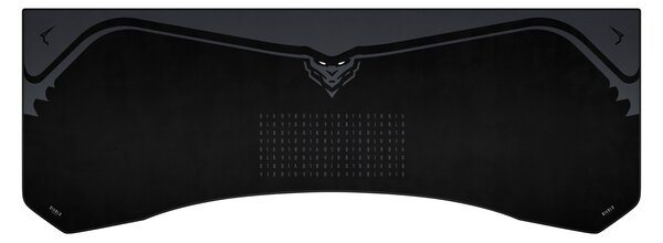 Grande tappetino gaming da scrivania, nero, 140x52 cm: Diablo X-Forge Burned Black