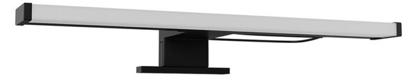 Lampada LED da Specchio 35cm 4W Bidirezione Nera IP44 Tripla Installazione Colore Bianco Caldo 3.000K