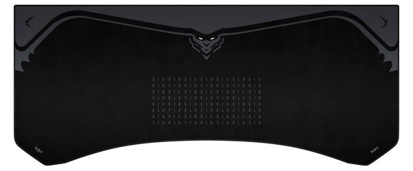 Grande tappetino gaming da scrivania, nero, 120x52 cm: Diablo X-Forge Burned Black