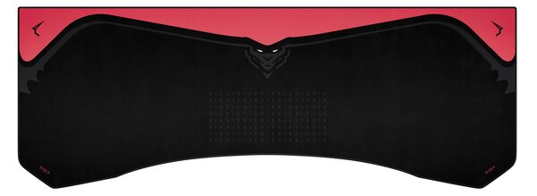 Grande tappetino gaming da scrivania, nero e rosso, 140x52 cm: Diablo X-Forge Black Bloody Mary