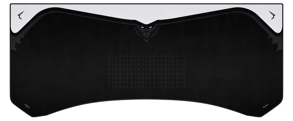 Grande tappetino gaming da scrivania, nero e grigio, 120x52 cm: Diablo X-Forge Black Nightwolf Moon