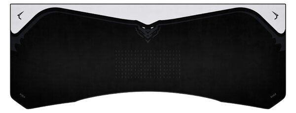 Grande tappetino gaming da scrivania, nero e grigio, 160x60 cm: Diablo X-Forge Black Nightwolf Moon