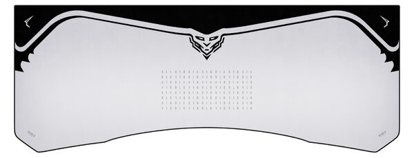 Grande tappetino gaming da scrivania, grigio, 160x60 cm: Diablo X-Forge Nightwolf Moon
