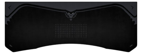 Grande tappetino gaming da scrivania, nero, 160x60 cm: Diablo X-Forge Burned Black