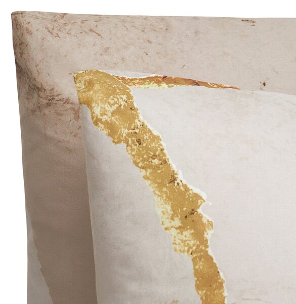 Copripiumino Con Federe MATRIMONIALE - 255X255 2 FEDERE50X80 Shibui BEIGE Percalle Caleffi