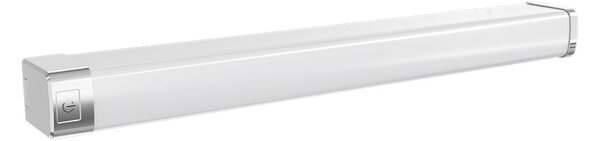 Lampada LED da Specchio 15W 60cm Cromata IP54 - con Interruttore Colore Bianco Naturale 4.000K
