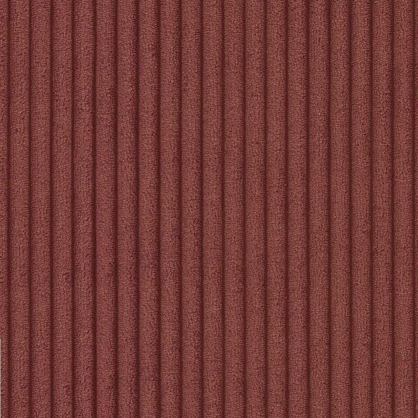 Poltrona rossa con rivestimento in velluto a coste Niko – Ropez