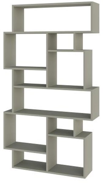 Libreria Design Moderna 168x96x25 cm Scaffale 8 Ripiani in MDF Verde
