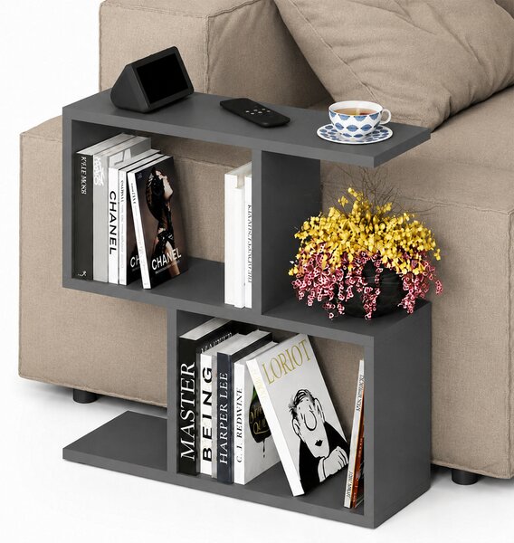 Tavolino da Caffè 60x60x19,5 cm Tavolo S Divano Design Moderno Antracite