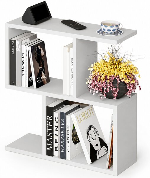 Tavolino da Caffè 60x60x19,5 cm Tavolo S Divano Design Moderno Bianco