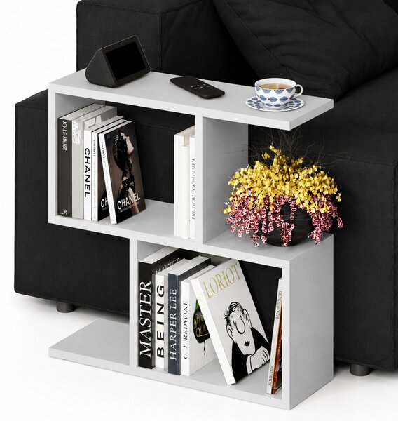 Tavolino da Caffè 60x60x19,5 cm Tavolo S Divano Design Moderno Bianco