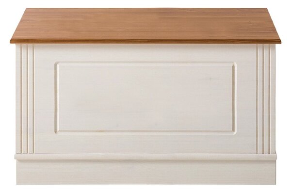 Cassapanca in legno di pino bianco 80x45 cm Anita - Støraa