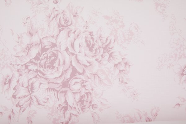 Completo Lenzuola In Percalle Dafne Matrimoniale - 250X290 175X205 + 2 Federe 50X80 Bellora Floreale Rosa Caleffi