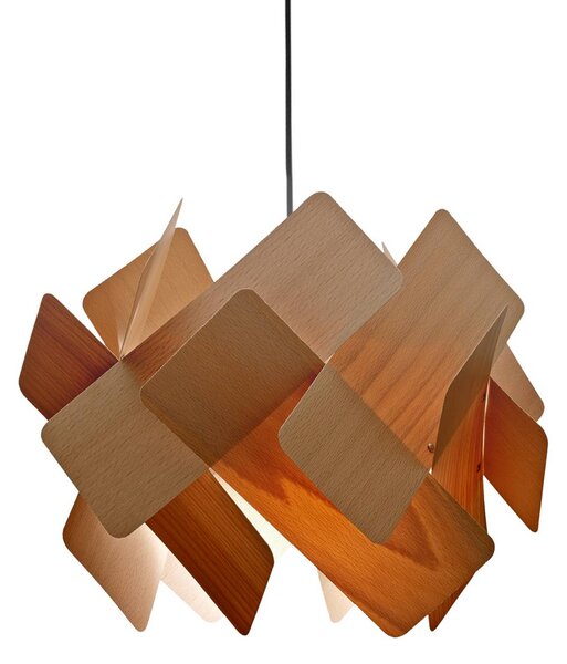 LZF LAMPS Lampada a sospensione Escape, dimmerabile, Legno chiaro, Soggiorno / Sala da pranzo, Legno, Design, Lampada a sospensione