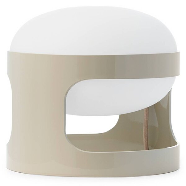 Kartell Lampada da tavolo a LED K28, Alluminio / Grigio / Zincato, Soggiorno / Sala da pranzo, Plastica, Design, Lampada da tavolo LED