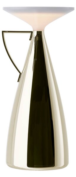 Kartell Lampada da tavolo a LED Camomille, dimmerabile, Crema / Ambra, Soggiorno / Sala da pranzo, Plastica, Design, Lampada da tavolo LED