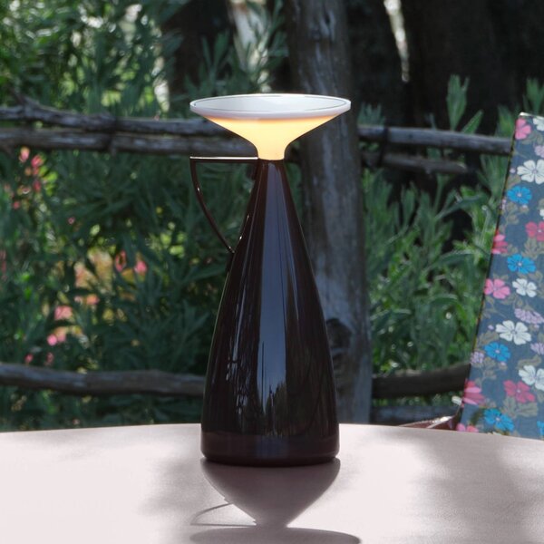 Kartell Lampada da tavolo a LED Camomille, dimmerabile, Rosso, Soggiorno / Sala da pranzo, Plastica, Design, Lampada da tavolo LED