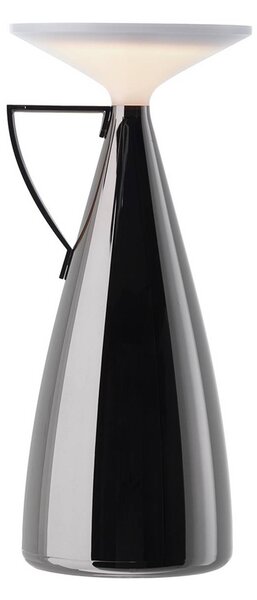 Kartell Lampada da tavolo a LED Camomille, dimmerabile, Alluminio / Grigio / Zincato, Soggiorno / Sala da pranzo, Plastica, Design, Lampada da tavolo LED