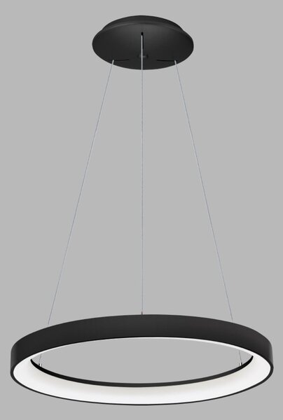 Lampadario LED BELLA SLIM P-Z CRI90, variante: NERO, Ø 580 mm, 3000/4000 K