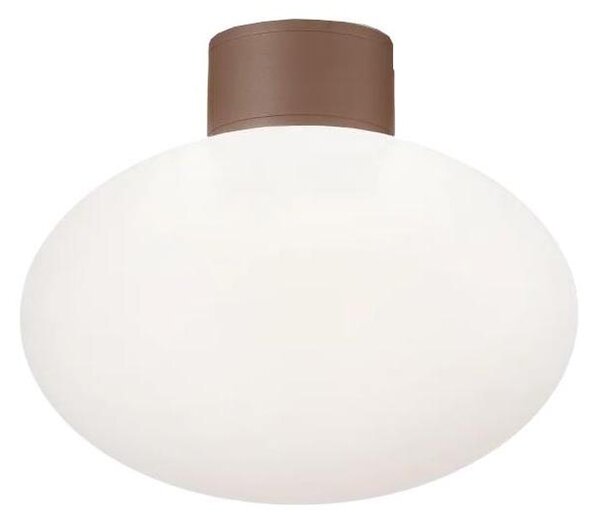 Ideal Lux - Plafoniera da esterno CLIO 1xE27/42W/230V IP44 marrone