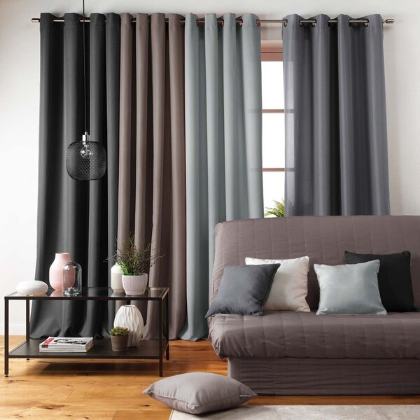 Copridivano elasticizzato grigio chiaro a 3 posti Essentiel - douceur d'intérieur