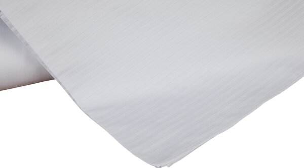 Completo Lenzuola In Raso Di Cotone Riga-raso Matrimoniale - 250X290 Emporium Tinta Unita Ghiaccio Caleffi