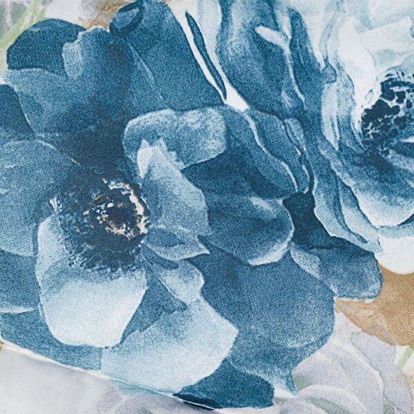 Trapunta In Percalle Limoges Matrimoniale - 270X260 Emporium Floreale Blu Caleffi