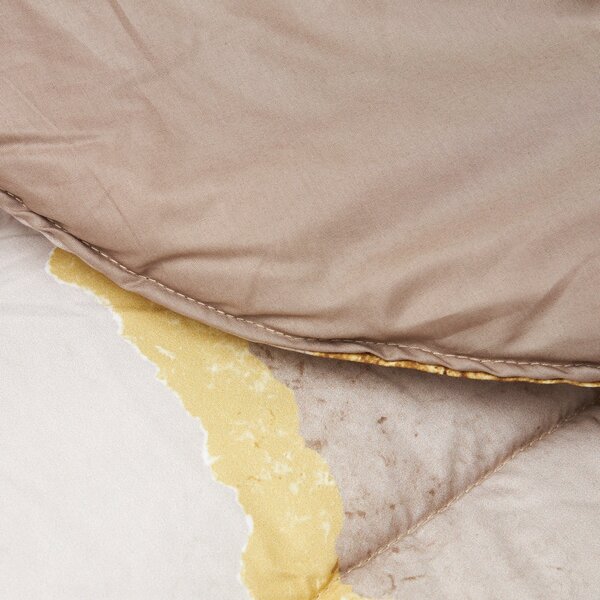 Trapunta MATRIMONIALE - 270X260 Shibui BEIGE Percalle Caleffi