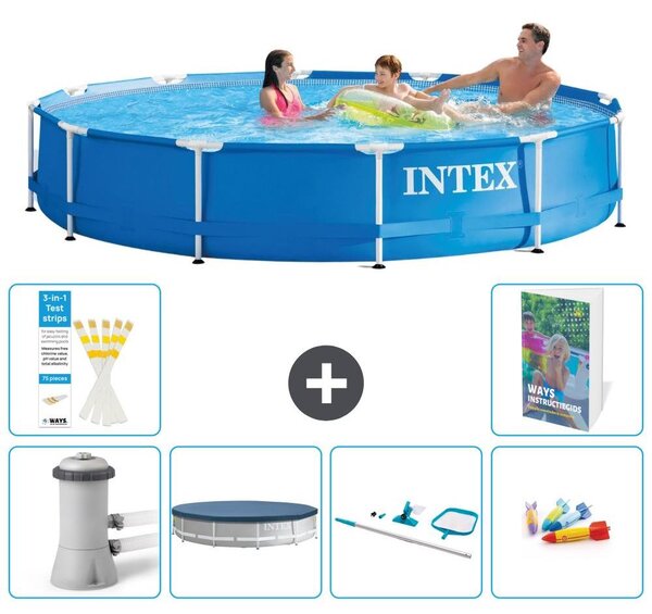 Piscina autoportante rettangolare - 366x76 cm - composta da 5 parti - Modello S299