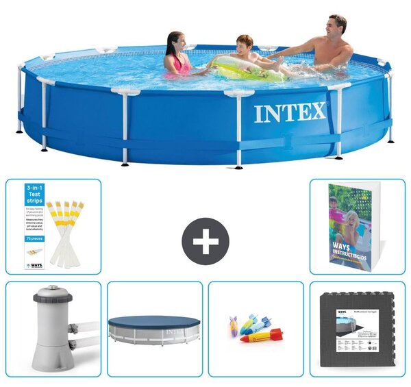 Piscina autoportante rettangolare - 366x76 cm - composta da 5 parti - modello S317