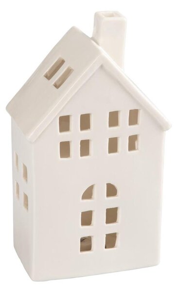 Retlux - Candeliere in porcellana 19,4 cm bianco