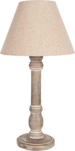 Lampada da tavolo Clayre & Eef Ø 23x45 cm Legno marrone