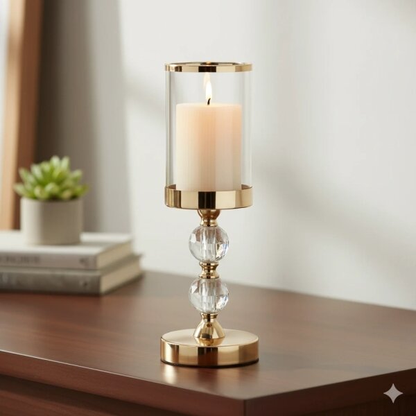 Set 3x candele LED BRILLO, LED/3xAAA, colore crema + telecomando