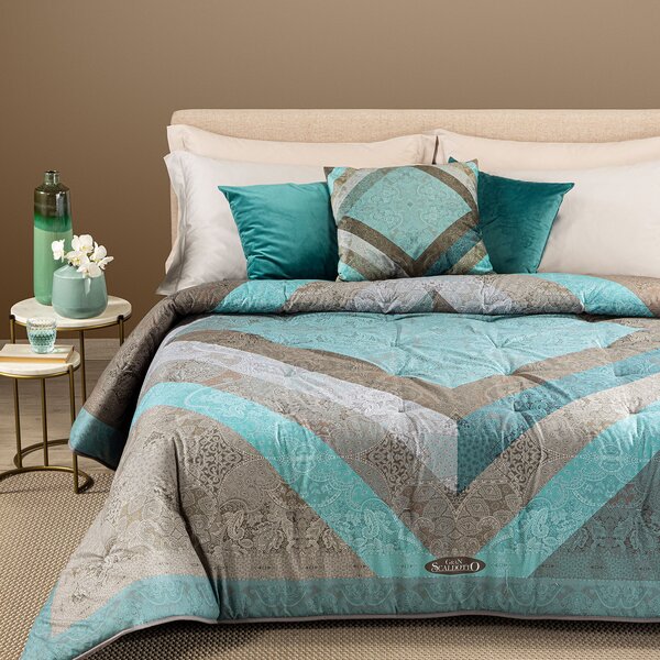 Plaid Matrimoniale Gran Scaldotto In Cotone Regency Matrimoniale Caleffi Pavone Caleffi