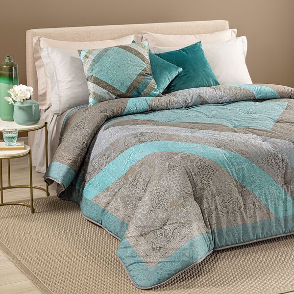 Plaid Matrimoniale Gran Scaldotto In Cotone Regency Matrimoniale Caleffi Pavone Caleffi