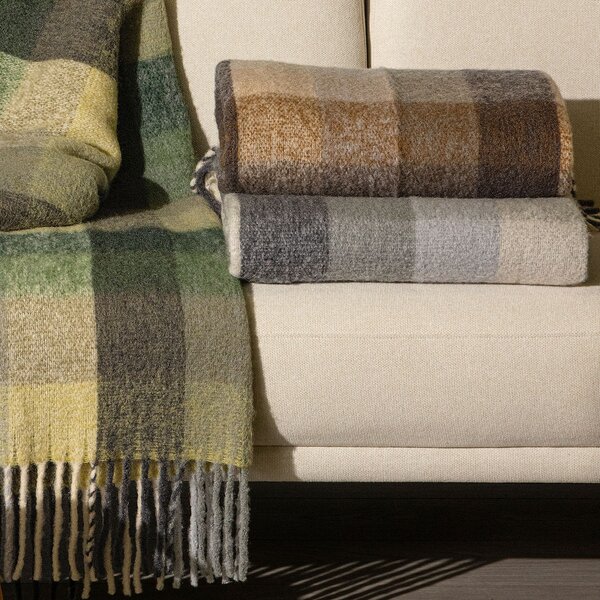 Plaid In Cotone Grenoble CM. 130X170 Caleffi Bosco Caleffi