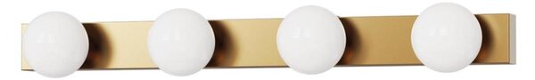 Brilagi - Illuminazione LED per specchio da bagno HOLLYWOOD 4xLED/3W/230V IP44 oro