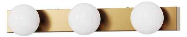 Brilagi - Illuminazione per specchio da bagno HOLLYWOOD 3xLED/3W/230V IP44 dorata