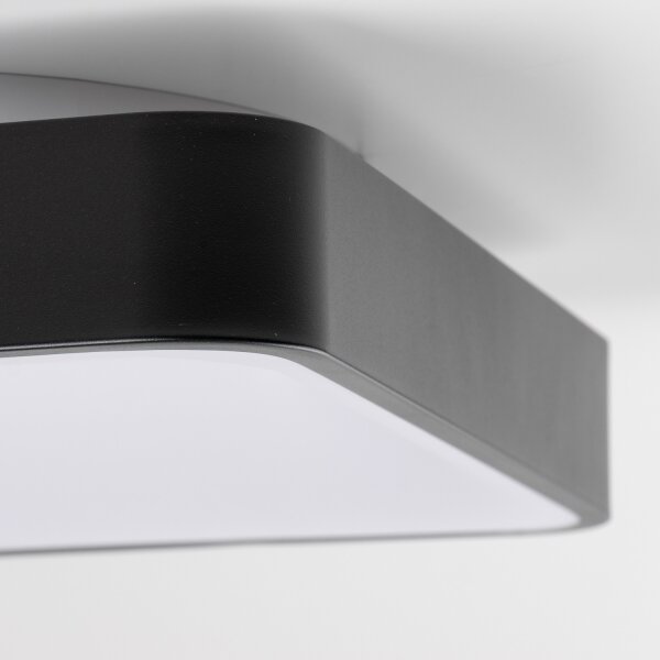 Brilagi - plafoniera LED dimmerabile FALCON II LED/80W/230V 40x40 cm nera + telecomando