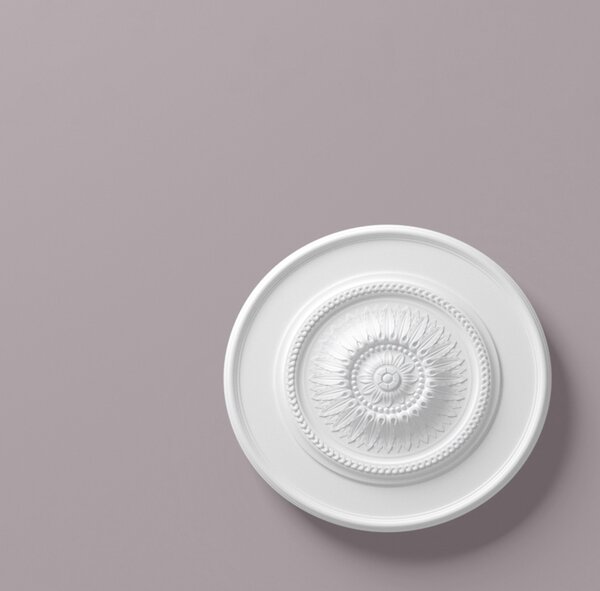 Rosone da soffitto NMC R10 ARSTYL Noel Marquet Elemento decorativo classico colore bianco diametro 60 cm