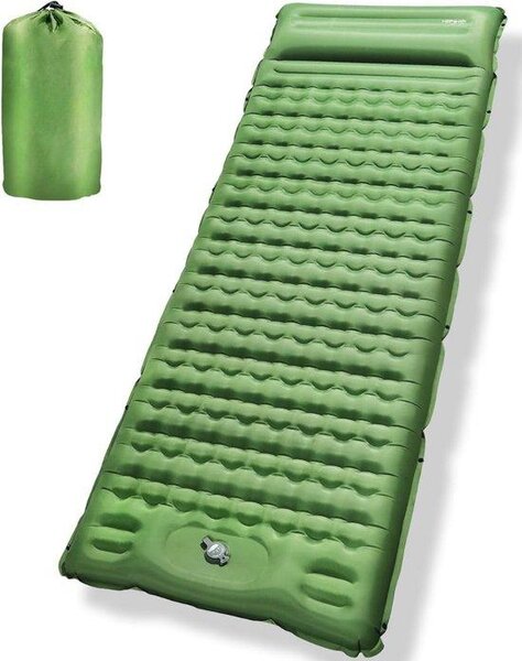 Letto gonfiabile elettrico – Materasso gonfiabile a due livelli – Comodo letto per gli ospiti – Adatto per uso interno ed esterno – Ideale per gli ospiti, il campeggio e le vacanze – Facile da riporre