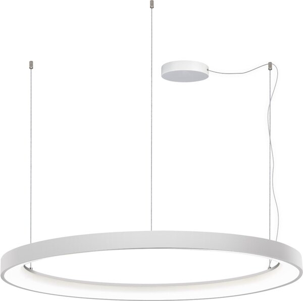 Lampadario LED dimmerabile BELLA SLIM P-Z CRI90, variante: bianco, Ø 980 mm, 80 W, 3000/4000 K, DALI