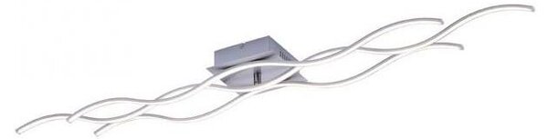 Leuchten Direkt 15167-55-LED Lampadario a plafone WAWE 2xLED/12,5W/230V+LED/17W