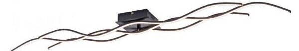 Leuchten Direkt 15167-18-LED Plafoniera WAWE 2xLED/12,5W/230V+LED/17W